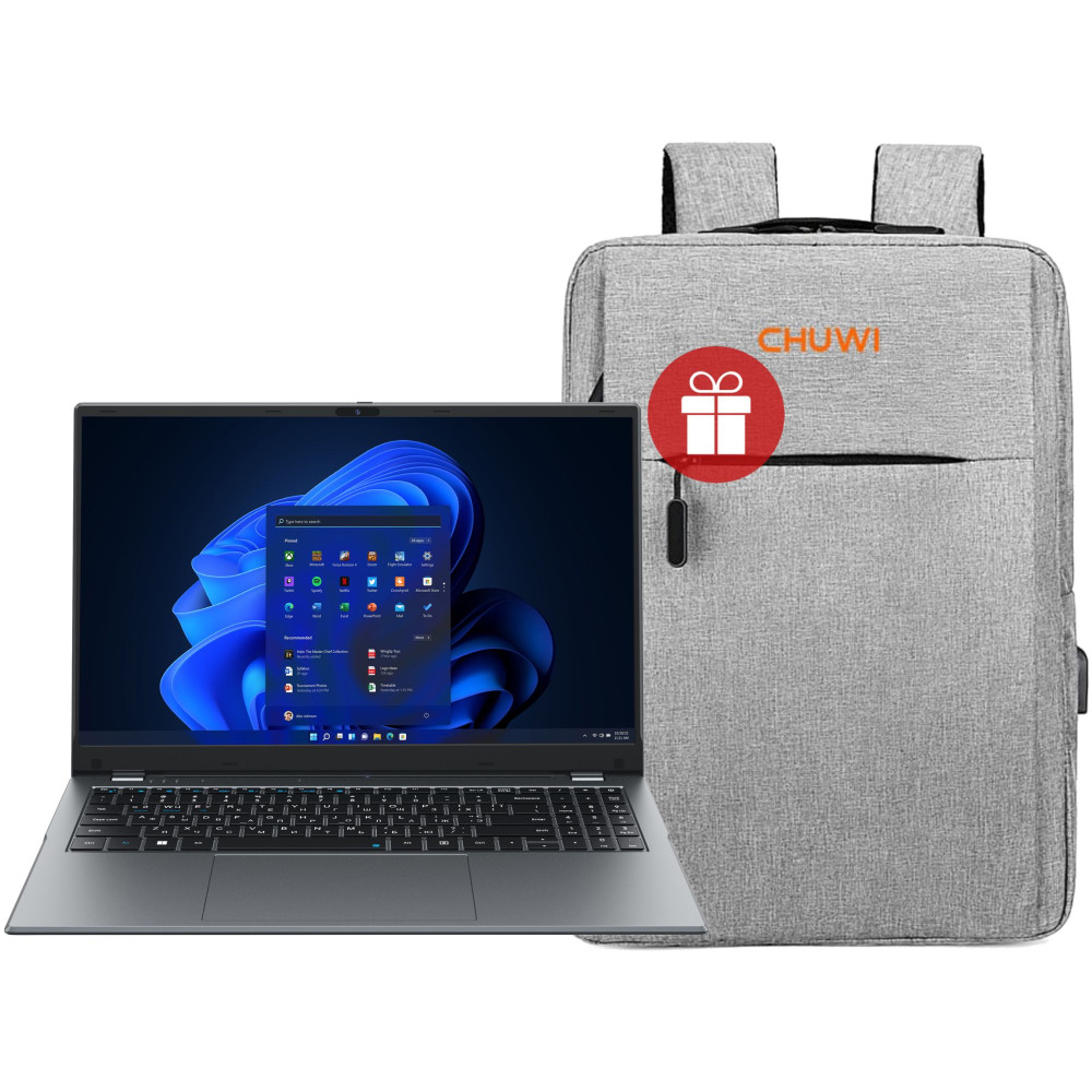 Ноутбук CHUWI GemiBook Plus N100 (16/512) – Мощный Intel N100